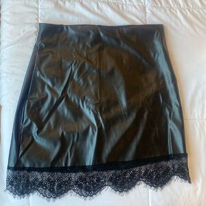 Brand new never worn black mid skirt